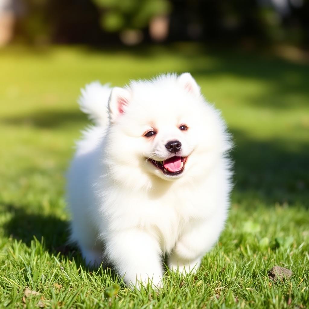 Cachorro Samoyedo macho llamado Thor en Bogotá